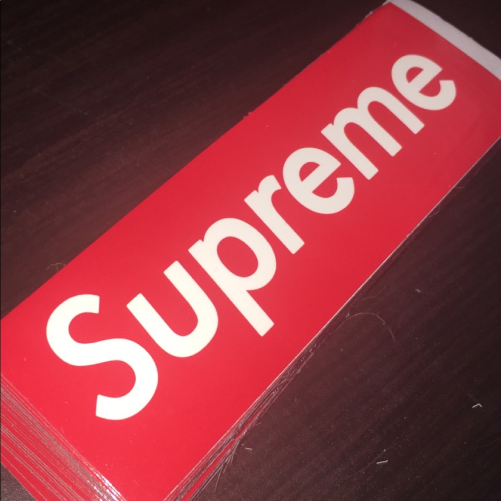 small supreme Stickers